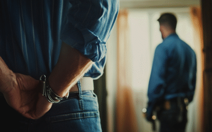 landlord in handcuffs