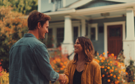 a couple buying their first home with the London Ontario downpayment loan