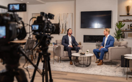 filming a real estate webinar